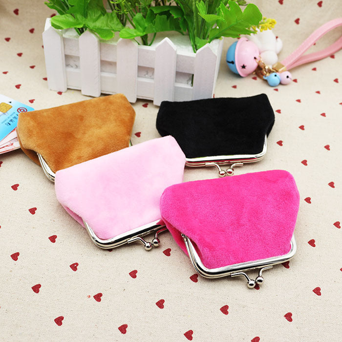 Cool New Classy Plush Fabric Gift Coin Purses