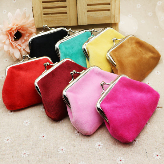 Cool New Classy Plush Fabric Gift Coin Purses