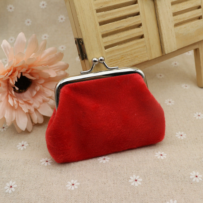 Cool New Classy Plush Fabric Gift Coin Purses