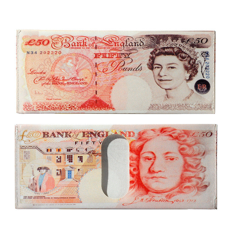 Women's & Men's Direct Sales Creative Pattern Korean Dollar Euro Pound Ladies Wallet