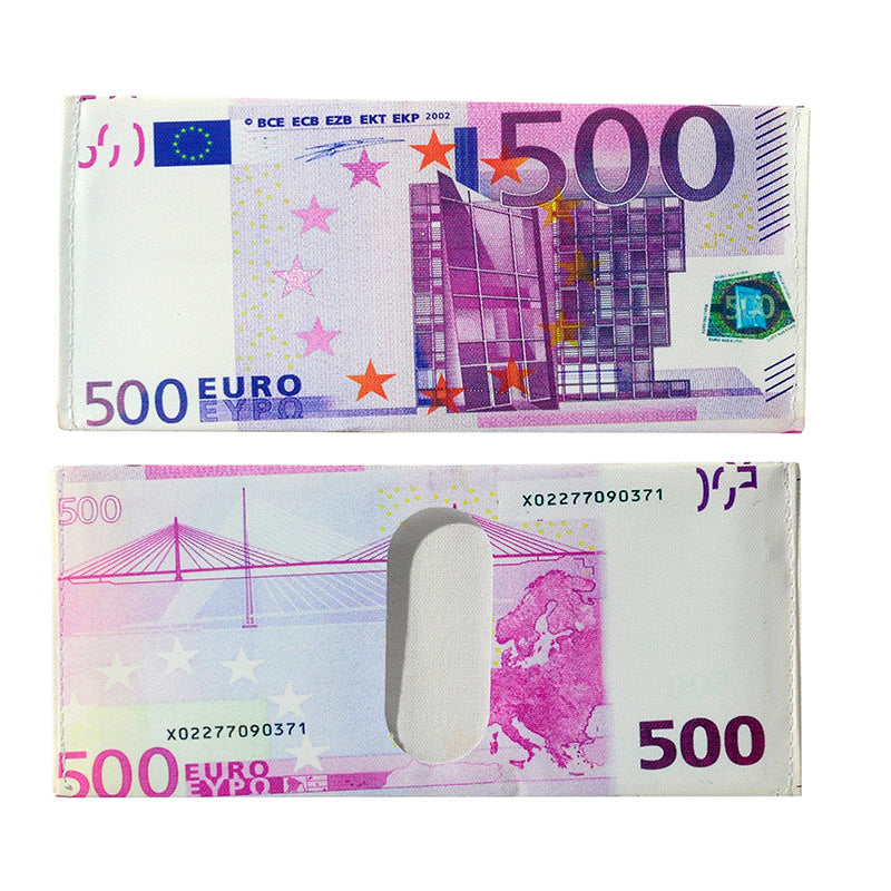 Women's & Men's Direct Sales Creative Pattern Korean Dollar Euro Pound Ladies Wallet