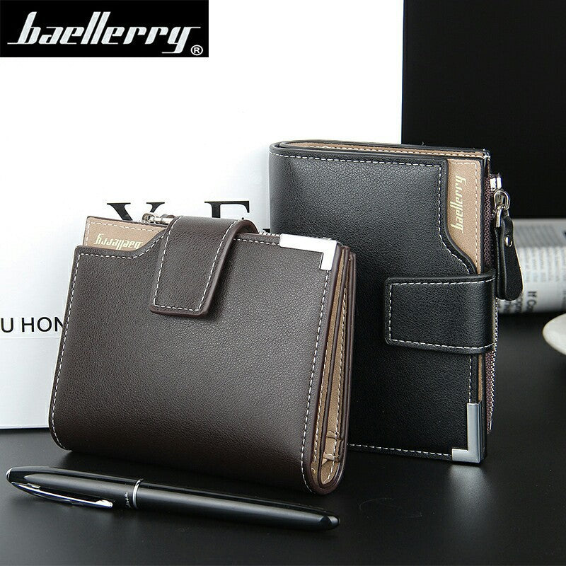 Graceful Men's Korean Multifunctional Zipper Hasp Men's Wallets