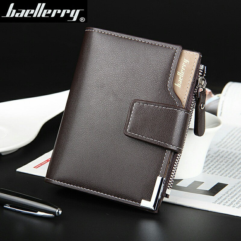 Graceful Men's Korean Multifunctional Zipper Hasp Men's Wallets