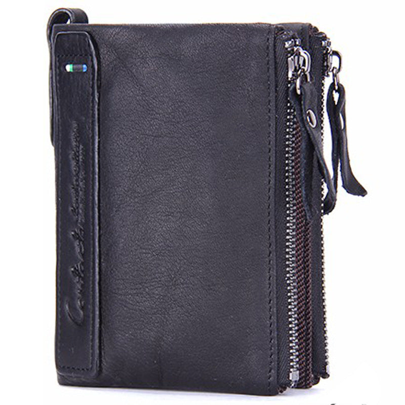 For Man Short Chic Crazy Horse Men's Wallets
