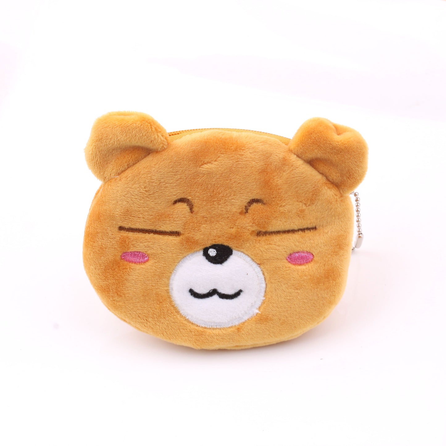 Women's Cute Korean Style Cartoon Cloth Coin Purses