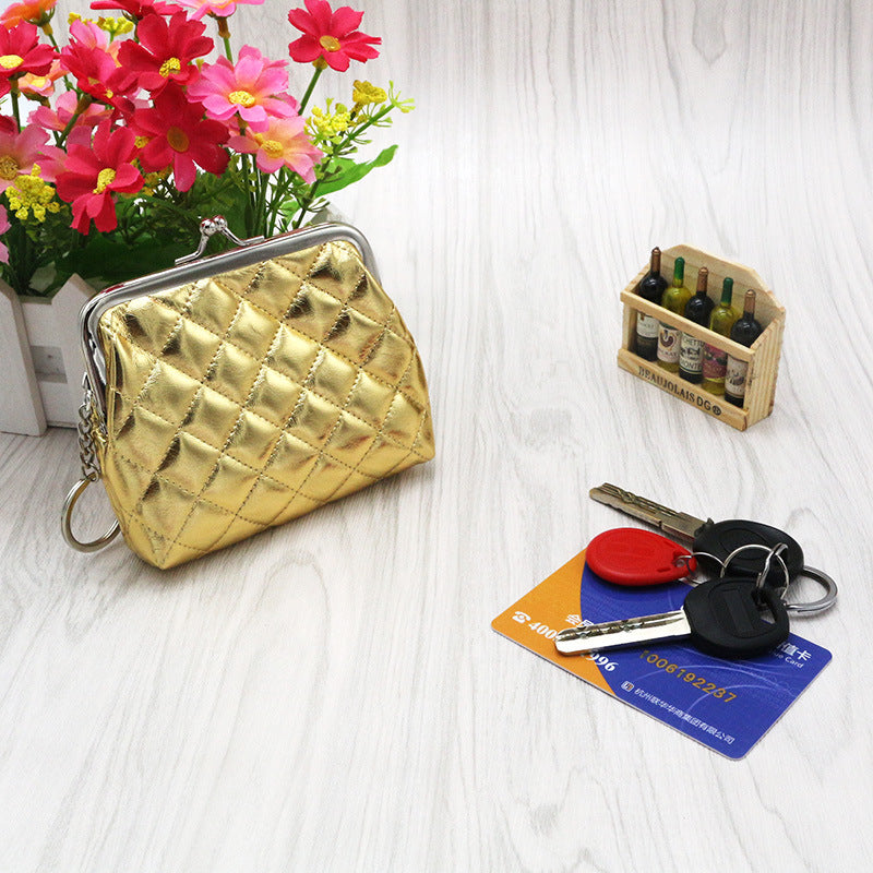 Cool Women's Slouchy Graceful Diamond Mini Coin Purses