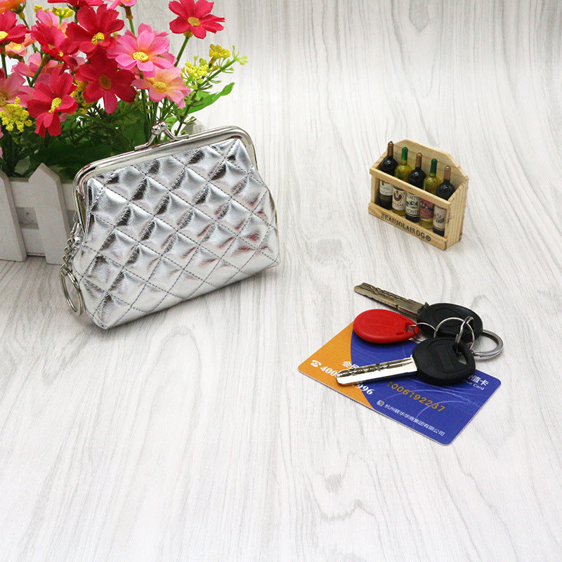 Cool Women's Slouchy Graceful Diamond Mini Coin Purses