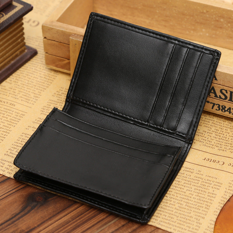 Unique Attractive Men's Leather Plain Gift Card Holder