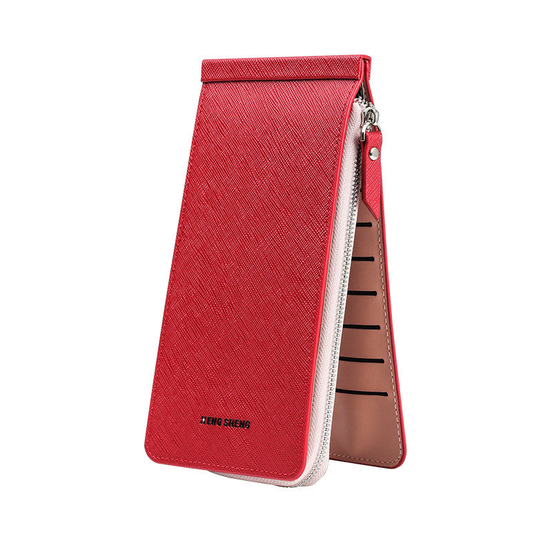 Women's & Men's Long Zipper Mobile Handbags