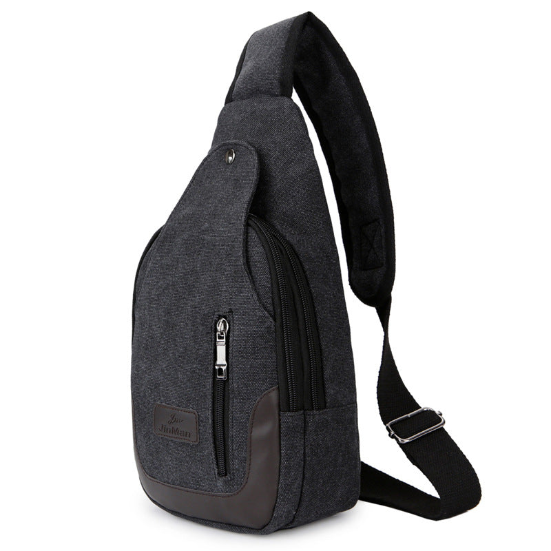 Women's & Men's & Large Capacity Canvas Riding Men's Chest Bags