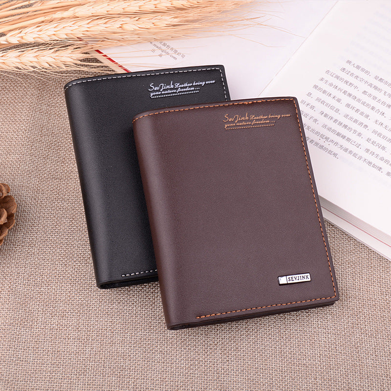 Pretty Casual Men's Short Fashion Green Men's Wallets