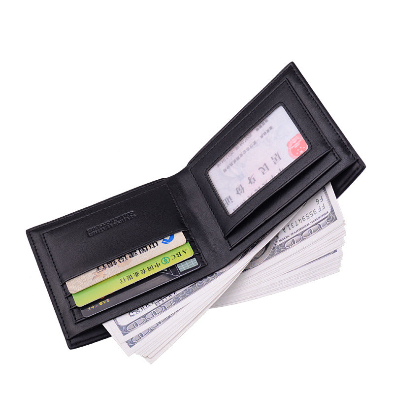 Pretty Casual Men's Short Fashion Green Men's Wallets