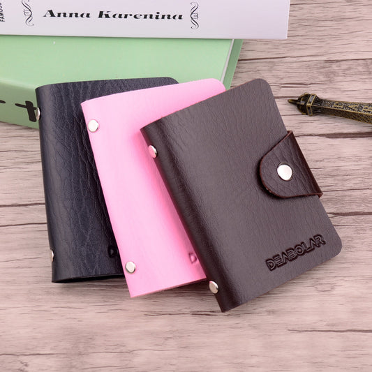 Slouchy Transparent Loose-leaf Gift For Promotional Card Holder