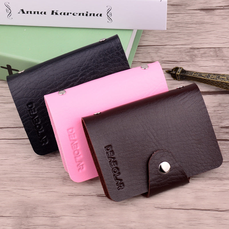 Slouchy Transparent Loose-leaf Gift For Promotional Card Holder