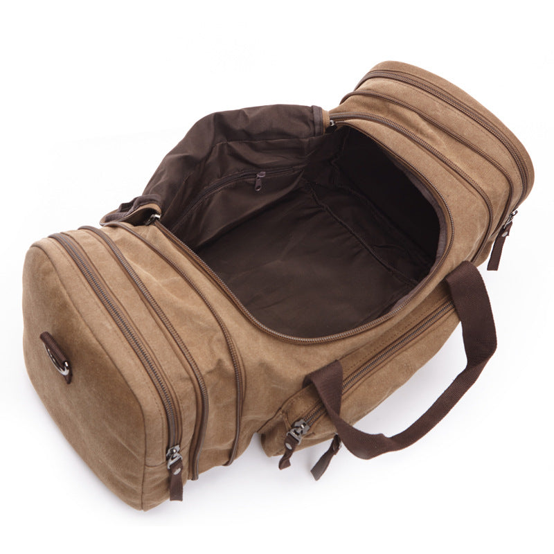 Fashion Portable Canvas Trendy Large Capacity Travel Bags