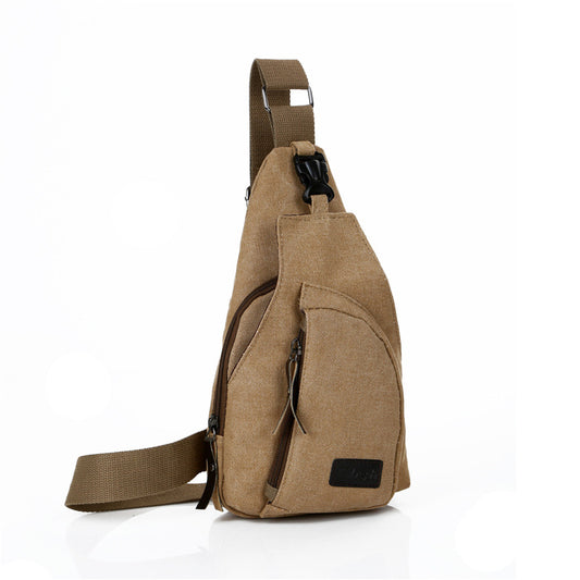 Innovative Men's Trendy Versatile Korean Canvas Men's Chest Bags