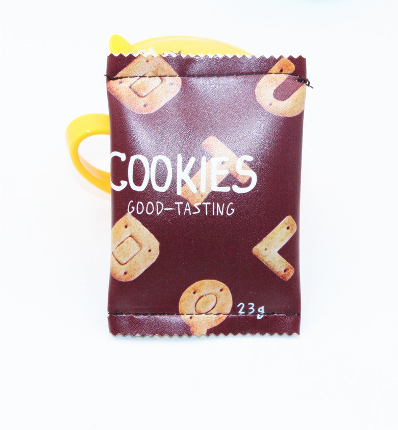 Snack Simulation Fun Biscuit Clutch Mini Coin Purses