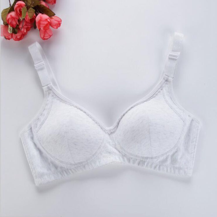 Shoulder Strap Color Cotton Wireless Back Bras