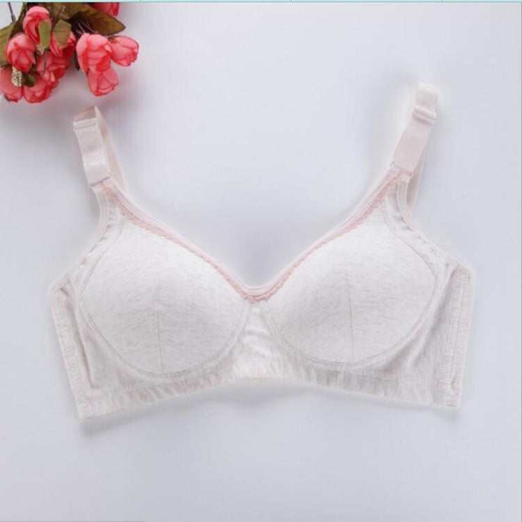 Shoulder Strap Color Cotton Wireless Back Bras