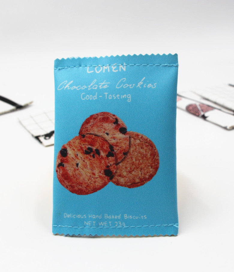 Snack Simulation Fun Biscuit Clutch Mini Coin Purses