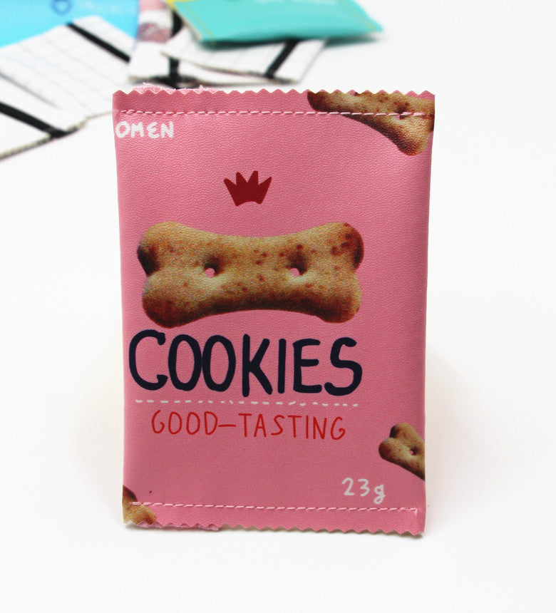 Snack Simulation Fun Biscuit Clutch Mini Coin Purses
