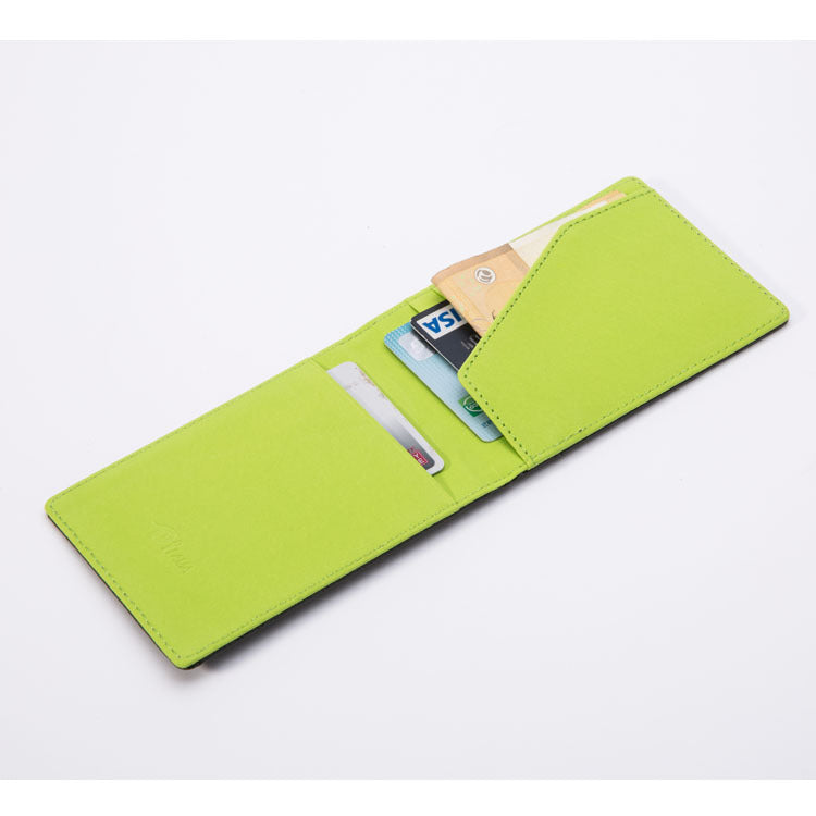 Creative Personality Colorful Clip Short Open Men's Wallets