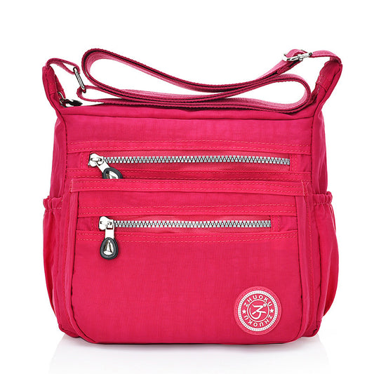 Women's Fashion Simple Nylon Waterproof Printable Crossbody Bags