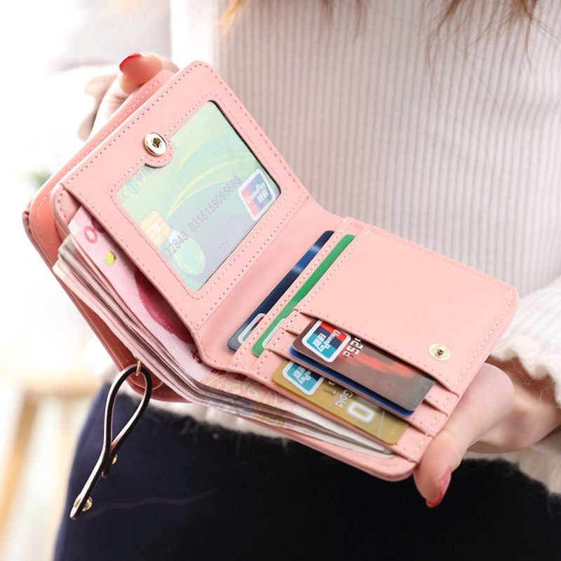 Women's Zipper Hasp 2 Fold Cartoon Cute Three Cats Soft Women's Shoulder Bag