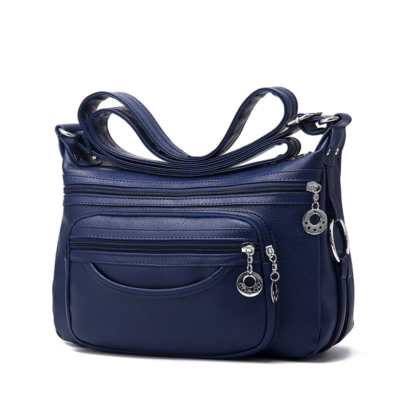 Attractive Women's Soft Leather Mother Fashion Shoulder Bags