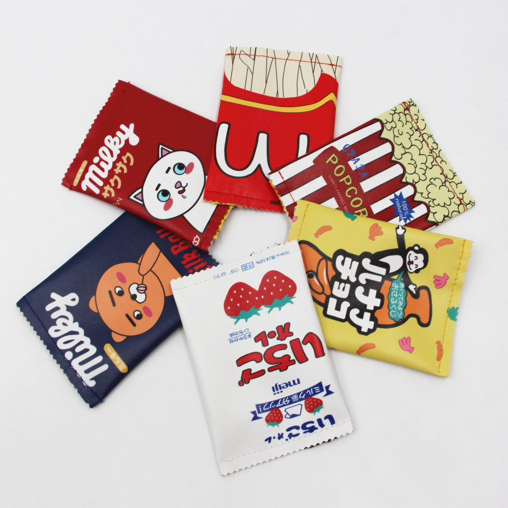 Snack Simulation Fun Biscuit Clutch Mini Coin Purses