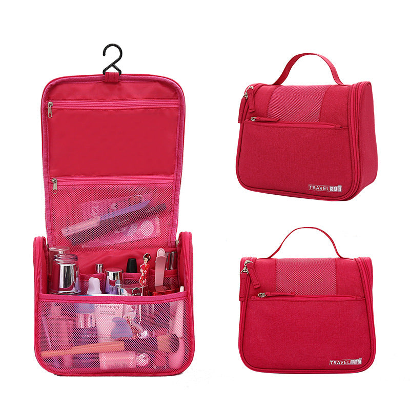 Cationic Solid Color Wash Portable Cosmetics Storage Can Cosmetic Bags