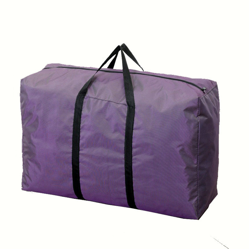 Women's Large Capacity Moving Clothes Quilt Storage Woven Solid Color Travel Bags