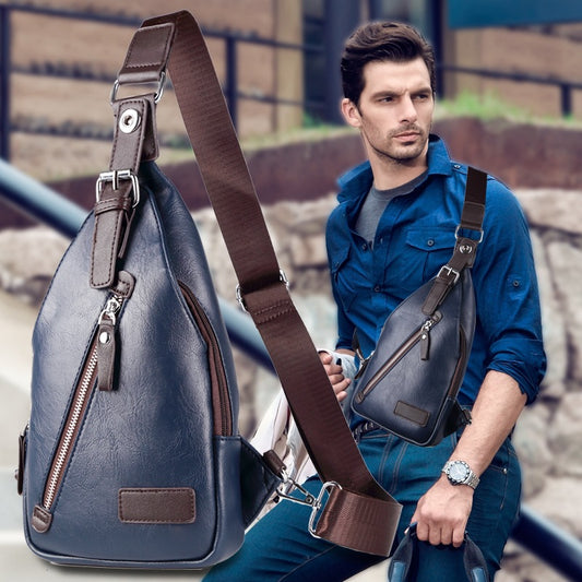Trendy Men's Graceful Glamorous Korean Style Men's Chest Bags