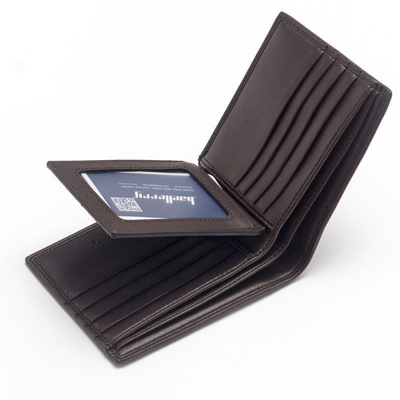 Men's Short Korean Style Horizontal Simple Soft Men's Wallet