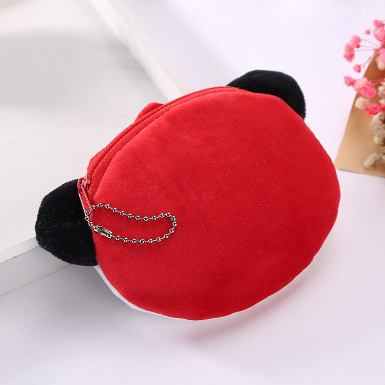 Women's Cute Korean Style Cartoon Cloth Coin Purses