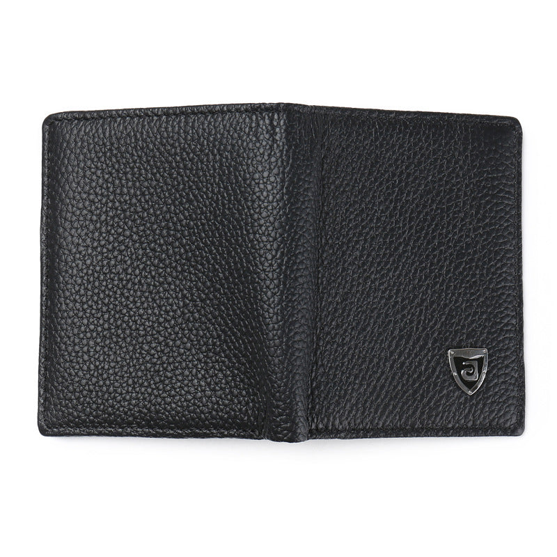 Men's Korean Style Top Layer Cowhide Super Mini Men's Wallets