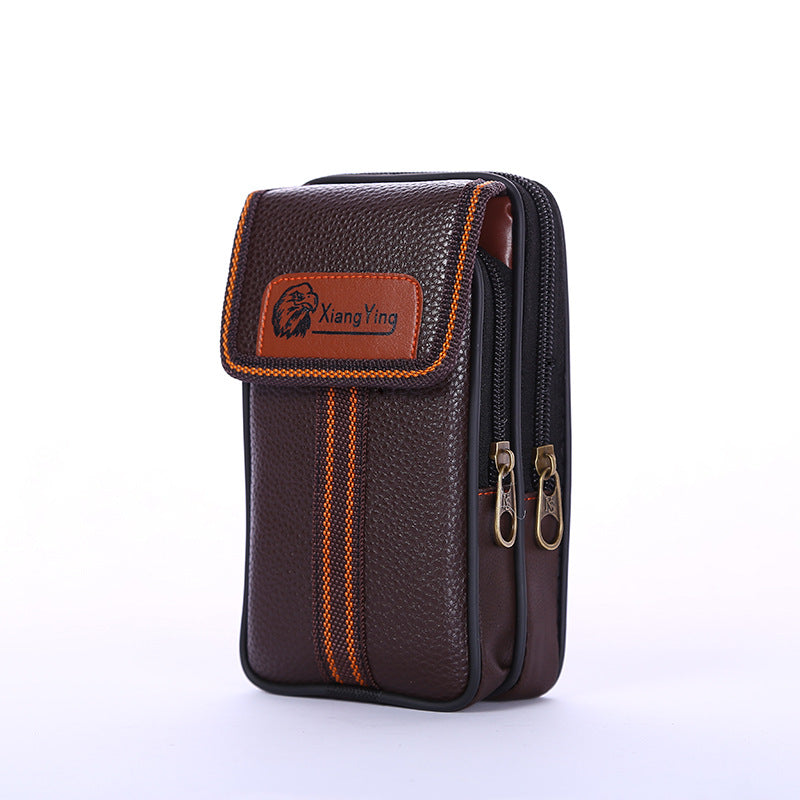 Men's Multifunctional Change Business Mobile Wear Vertical Men's Waist Packs