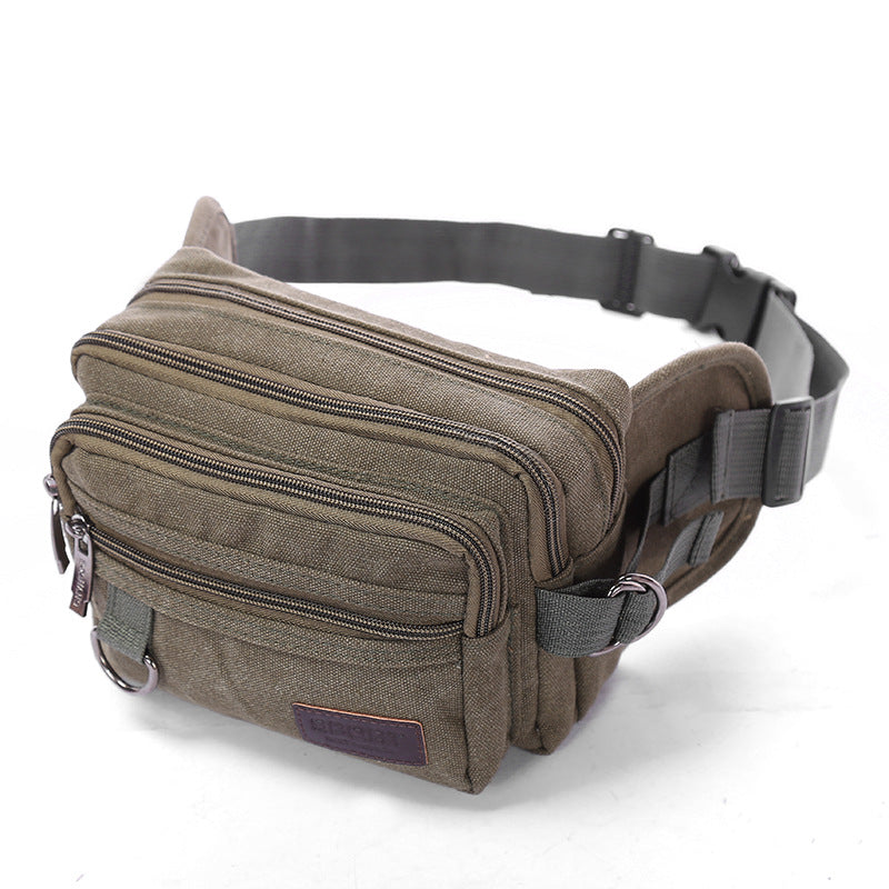 Men's Canvas Apron Leisure Cash Mobile Business Men's Waist Packs