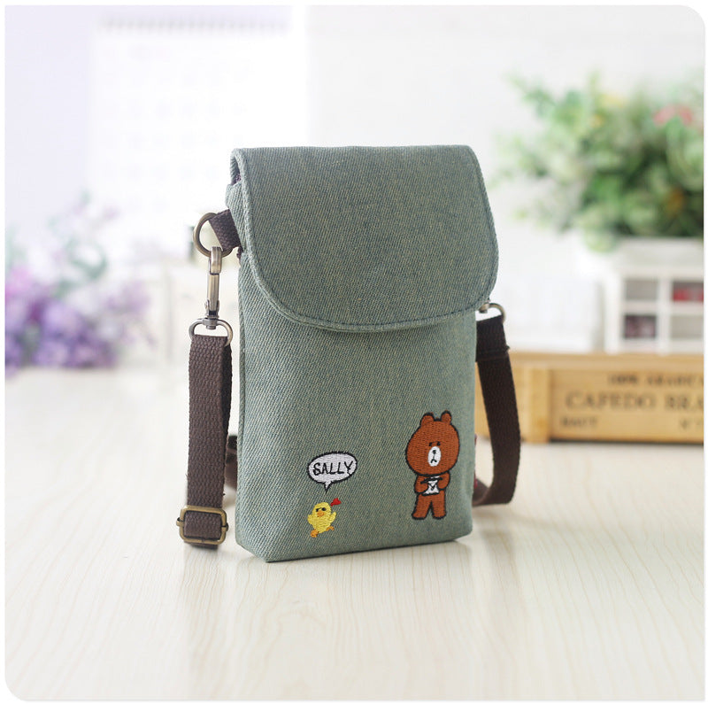 Glamorous Simple Denim Summer Carry-on Cloth Phone Bags