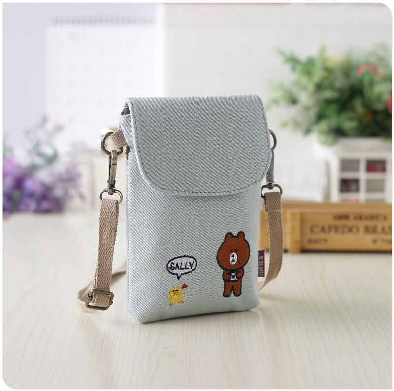 Glamorous Simple Denim Summer Carry-on Cloth Phone Bags