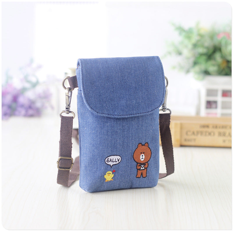 Glamorous Simple Denim Summer Carry-on Cloth Phone Bags