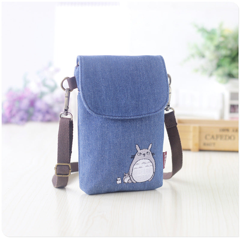Glamorous Simple Denim Summer Carry-on Cloth Phone Bags