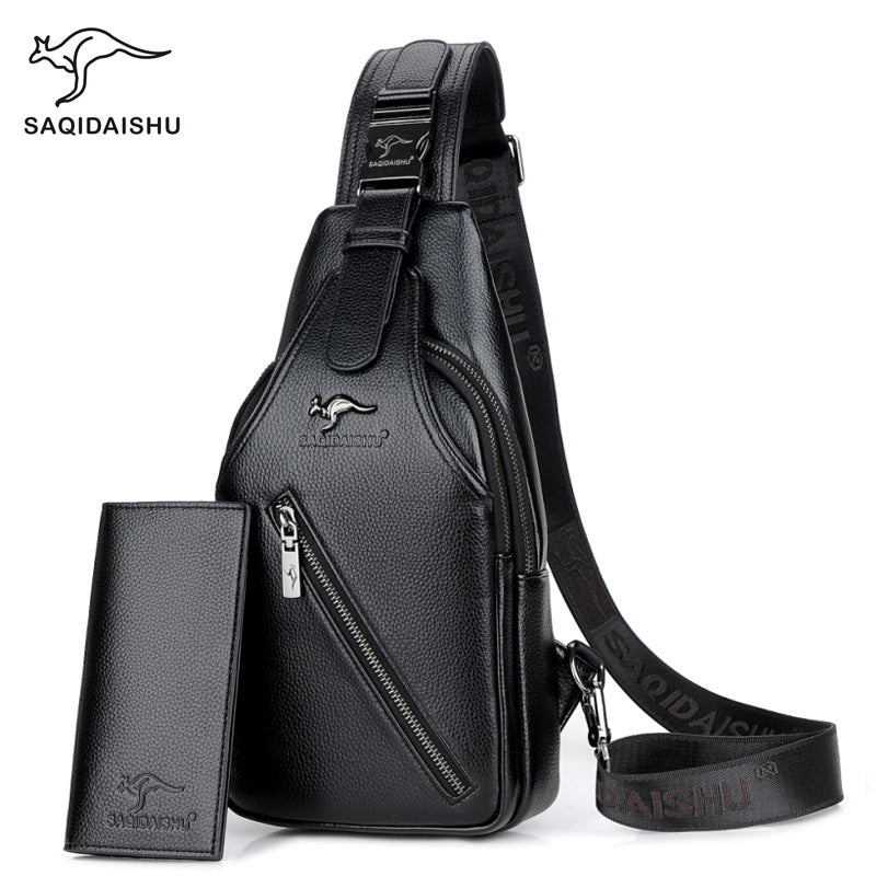 Men's Comfortable Kangaroo Trendy Household Business Men's Chest Bags