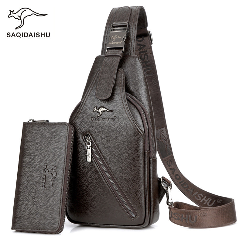 Men's Comfortable Kangaroo Trendy Household Business Men's Chest Bags