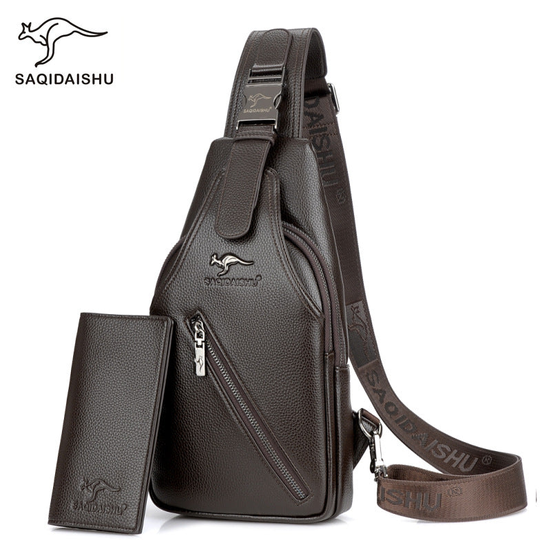 Men's Comfortable Kangaroo Trendy Household Business Men's Chest Bags