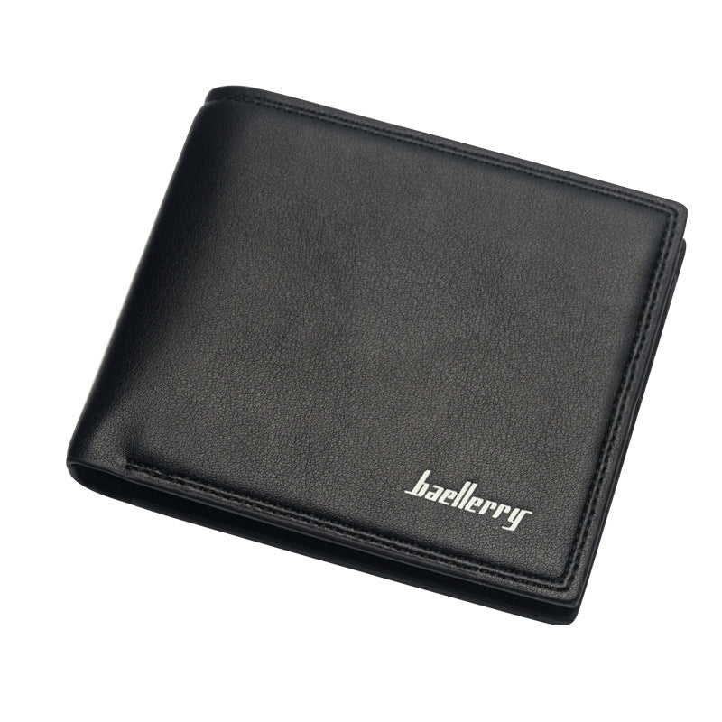 Men's Short Korean Style Horizontal Simple Soft Men's Wallet