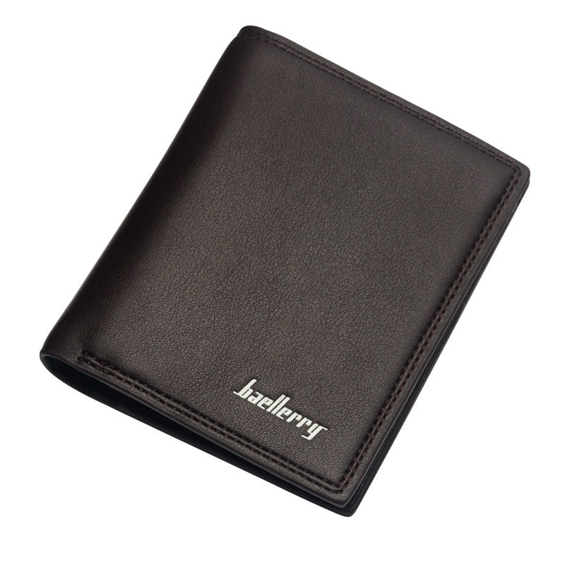 Men's Short Korean Style Horizontal Simple Soft Men's Wallet