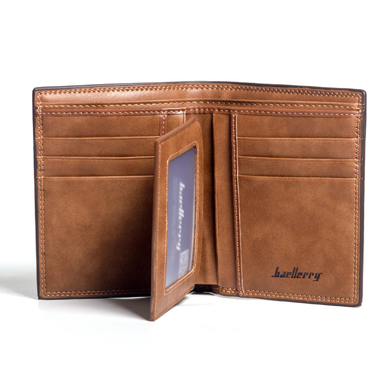Men's Short Korean Style Horizontal Simple Soft Men's Wallet