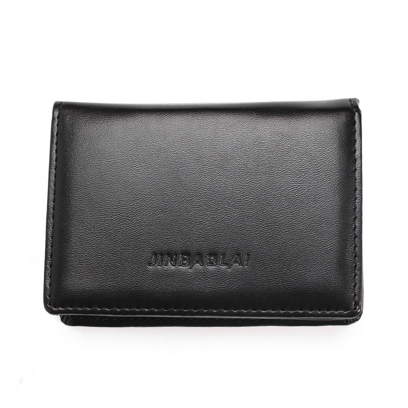 Unique Attractive Men's Leather Plain Gift Card Holder