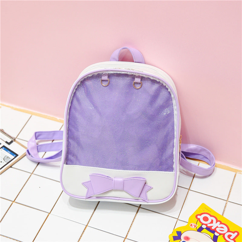 Women's Korean Style Fashion Bowknot Trend Simple Backpacks
